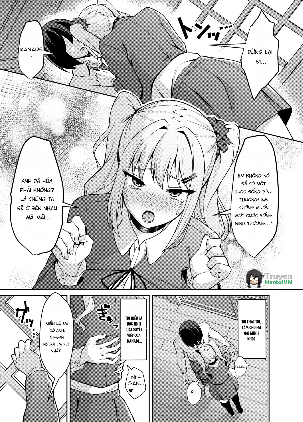 HentaiVN.net - Ảnh 39 - Ani Love Koushitsudo Chounyuu Imouto ni Semararete Haramasechau Hanashi - Chap 1