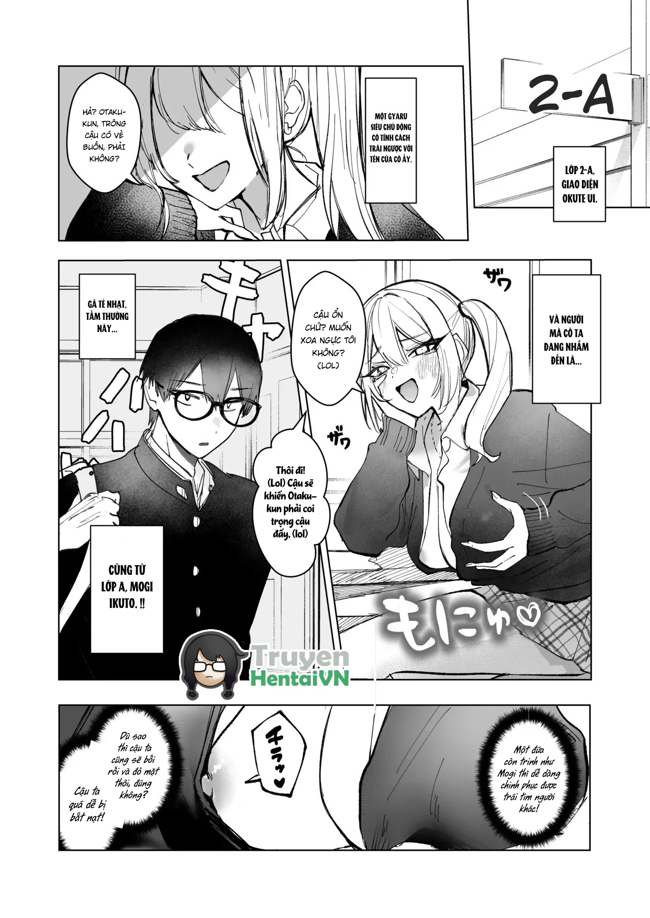 HentaiVN.net - Ảnh 4 - Ryou Kataomoi ga Minoranai Gyaru-san wa Iramura Chikunii ga Tomaranai! - Chap 1