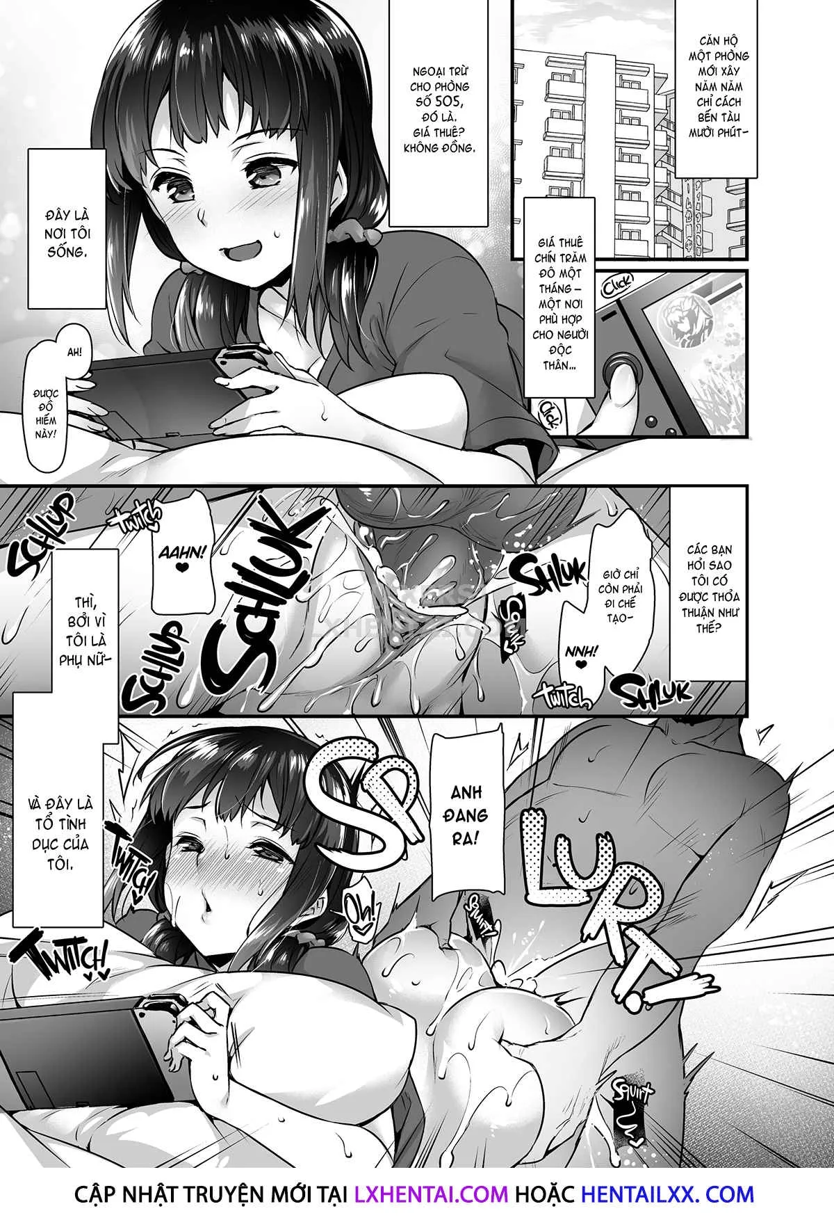 HentaiVN.net - Ảnh 3 - Rika's Sex Den - The Life of a Runaway Freeloader - Chap 1