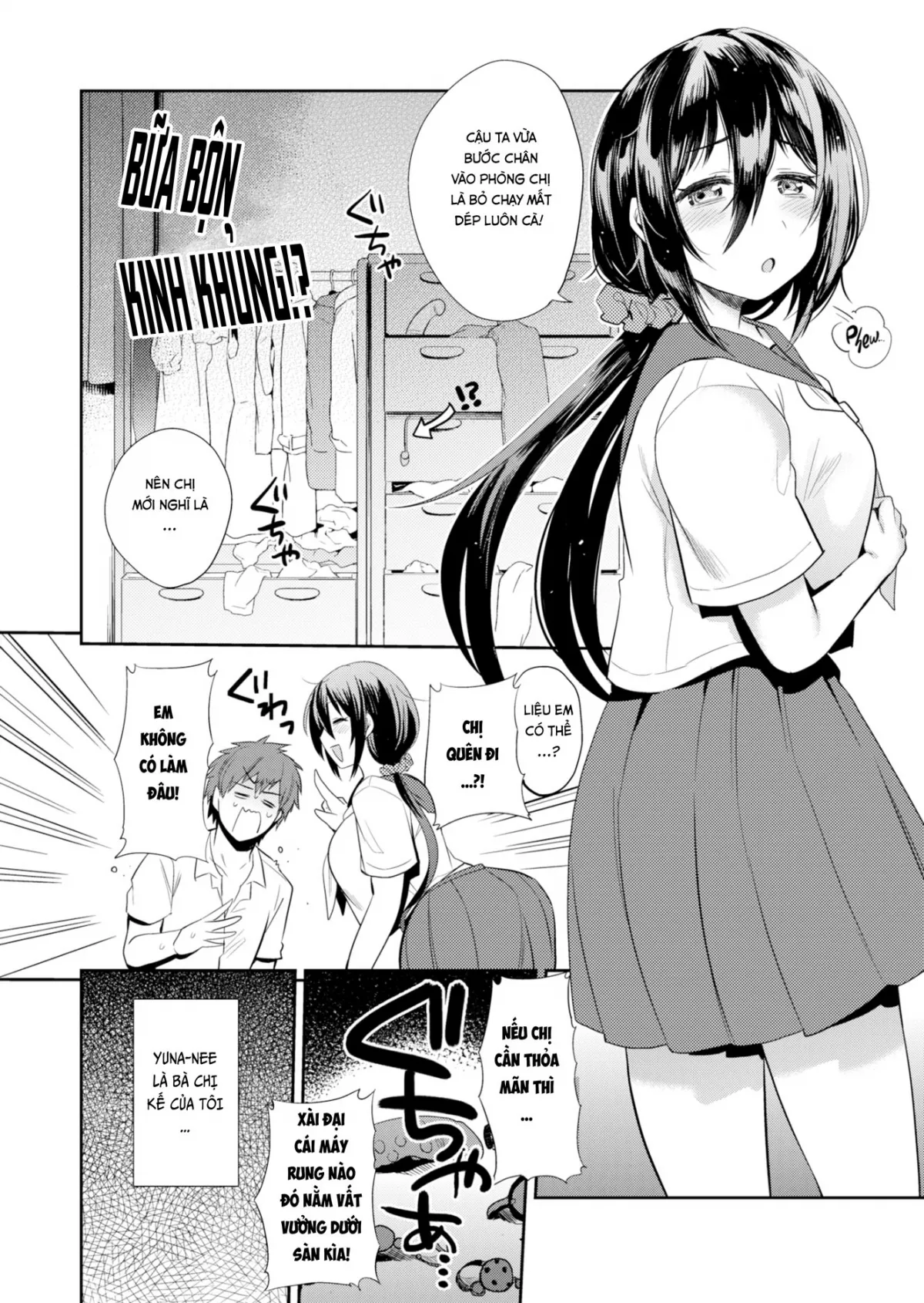 HentaiVN.net - Ảnh 3 - Tôi Có Bà Chị Thèm Cá Chà Bặc! [Siblings Living Together] - Chap 1