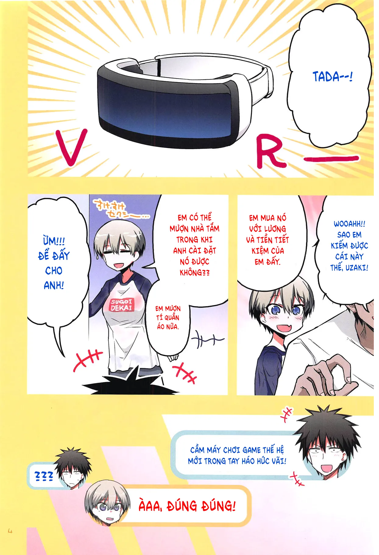 HentaiVN.net - Ảnh 3 - Uzaki-chan muốn làm tình [Uzaki-chan wants to do it] - Chap 1