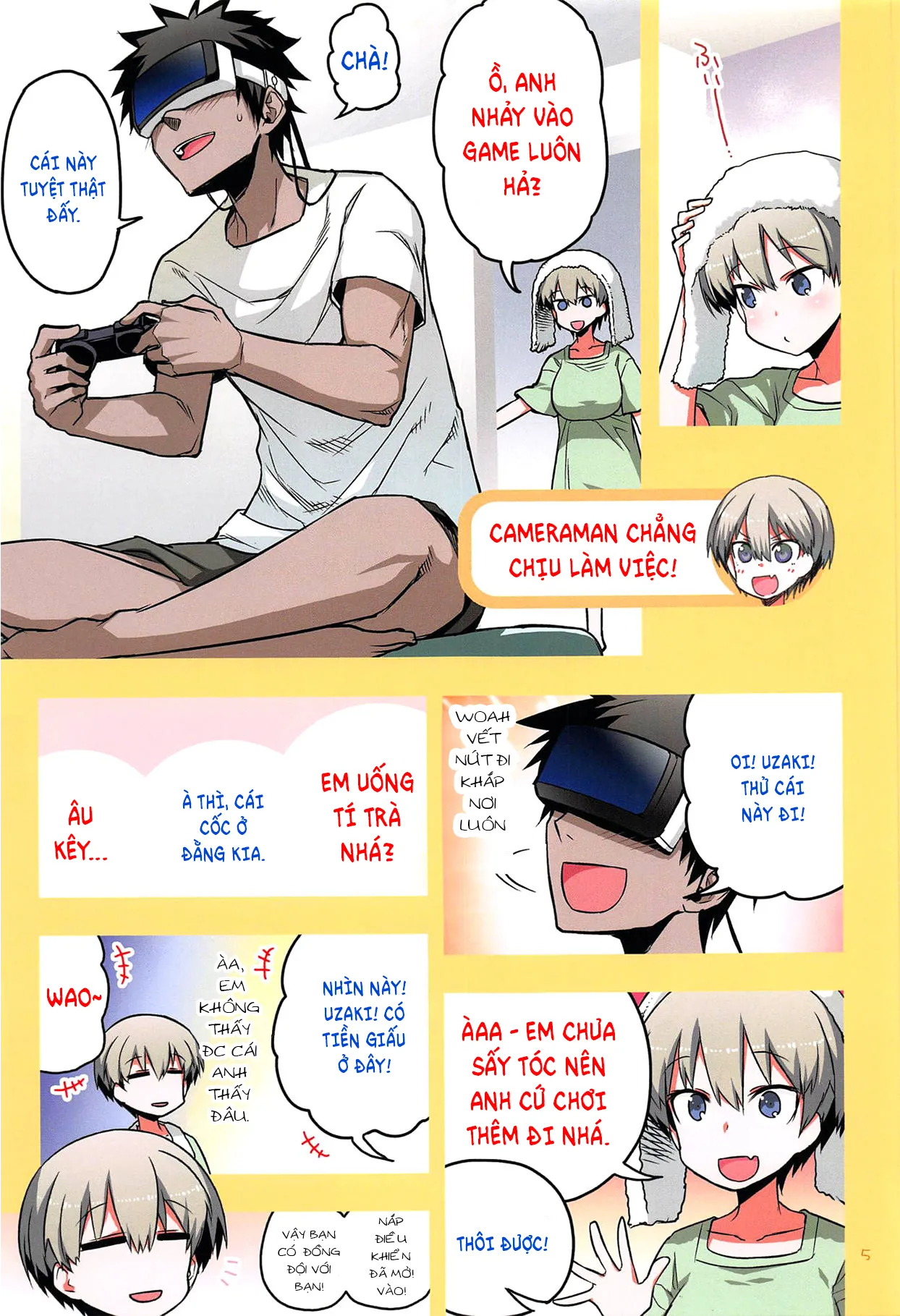 HentaiVN.net - Ảnh 4 - Uzaki-chan muốn làm tình [Uzaki-chan wants to do it] - Chap 1