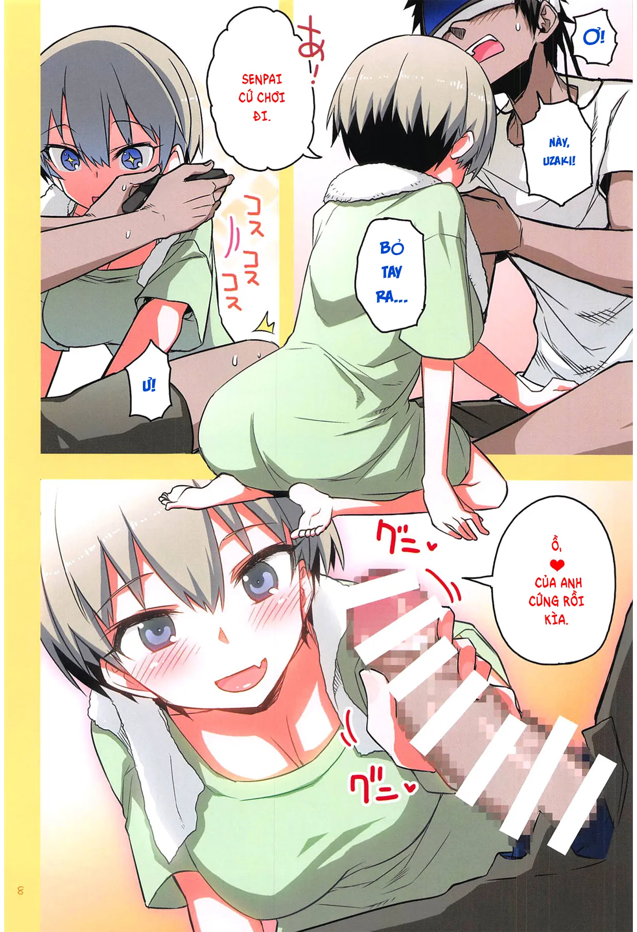 HentaiVN.net - Ảnh 7 - Uzaki-chan muốn làm tình [Uzaki-chan wants to do it] - Chap 1