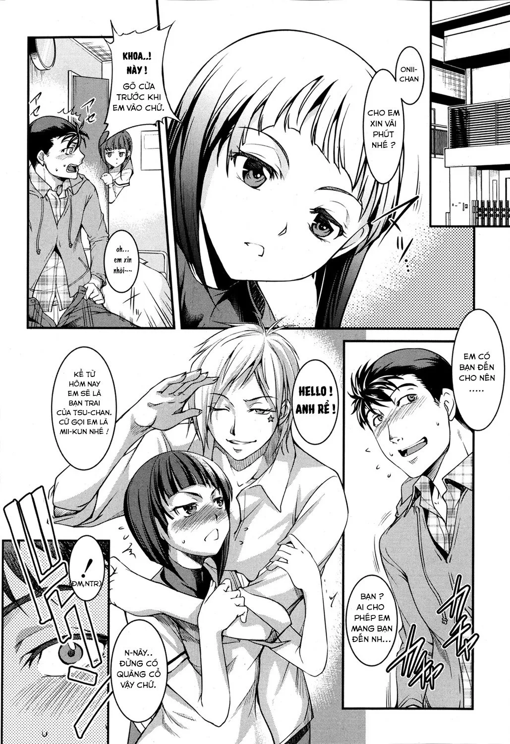 HentaiVN.net - Ảnh 7 - Aniue ga Kedamono Sugite Meiwaku Sugiru ! - Chap 1