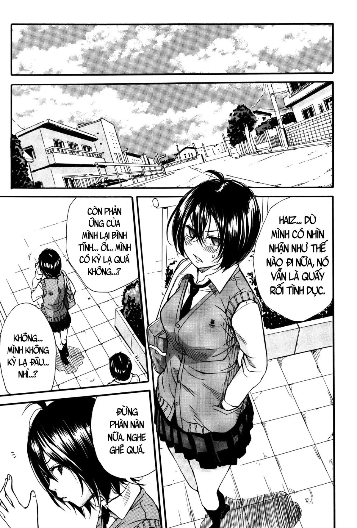 HentaiVN.net - Ảnh 19 - Seifuku no Oku no Kimochi Ii Toko [制服の奥の気持ちいいトコ] - Chap 1