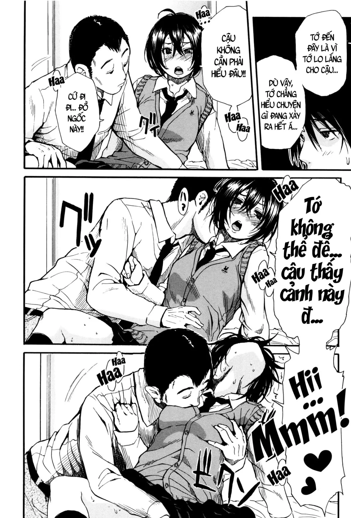 HentaiVN.net - Ảnh 8 - Seifuku no Oku no Kimochi Ii Toko [制服の奥の気持ちいいトコ] - Chap 2