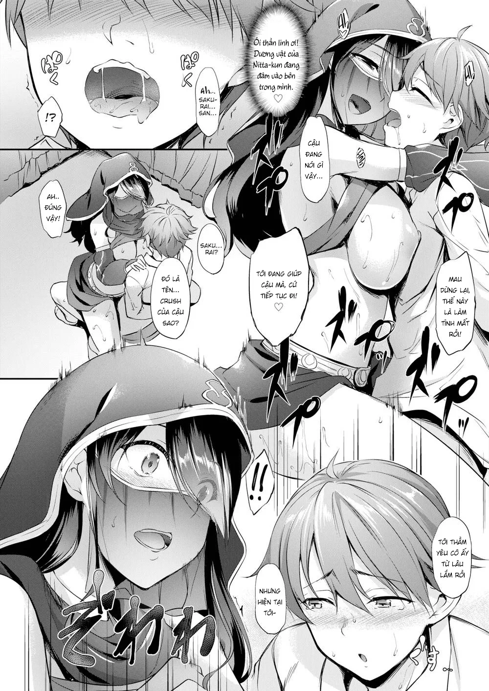 HentaiVN.net - Ảnh 12 - Không thể cản lại cô nàng tiên tri dâm đãng này [Non-Stop!! Fortune Teller] - Chap 1