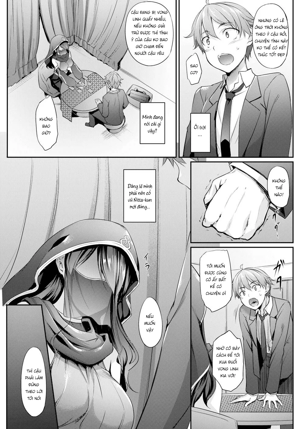 HentaiVN.net - Ảnh 6 - Không thể cản lại cô nàng tiên tri dâm đãng này [Non-Stop!! Fortune Teller] - Chap 1