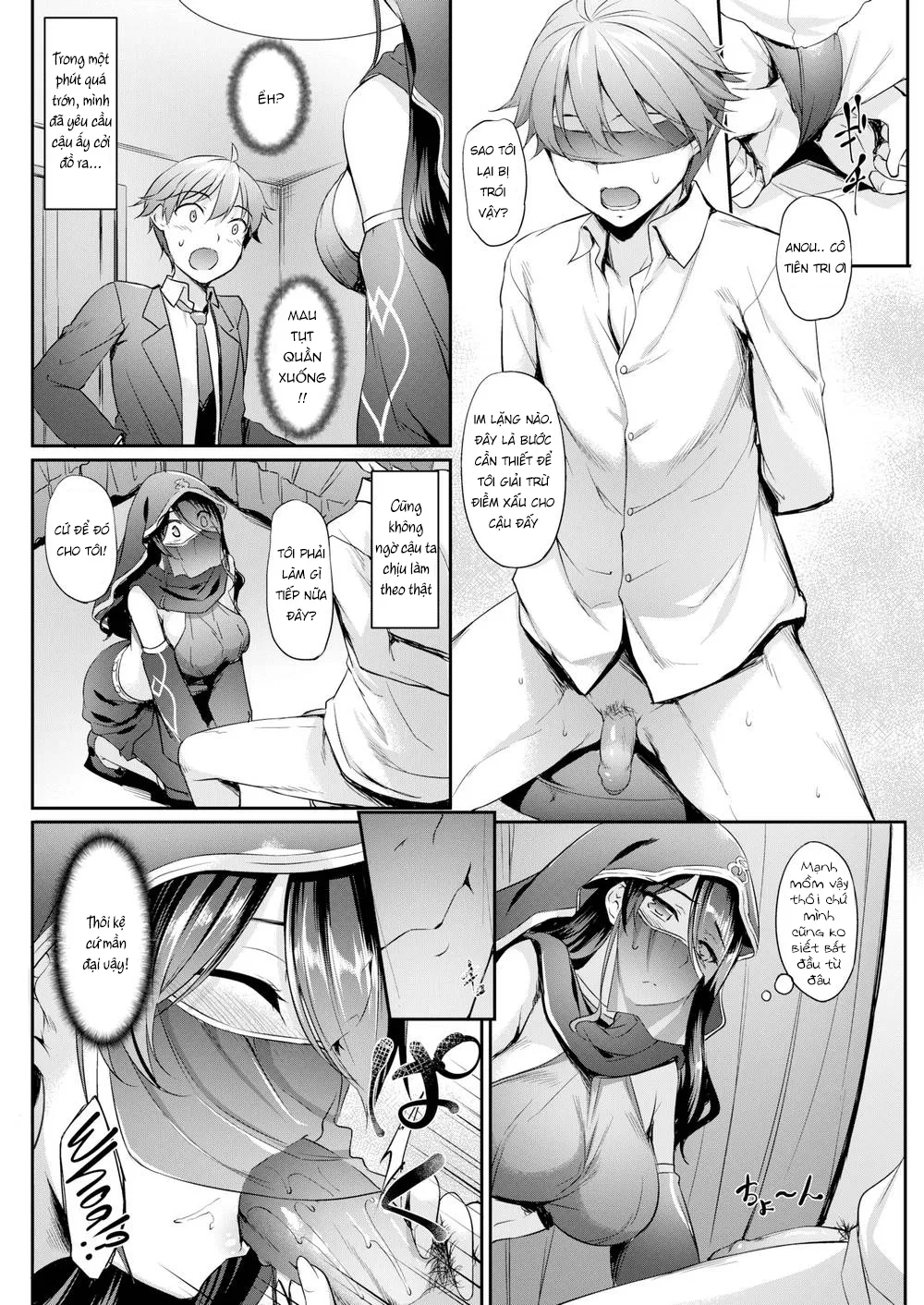 HentaiVN.net - Ảnh 7 - Không thể cản lại cô nàng tiên tri dâm đãng này [Non-Stop!! Fortune Teller] - Chap 1