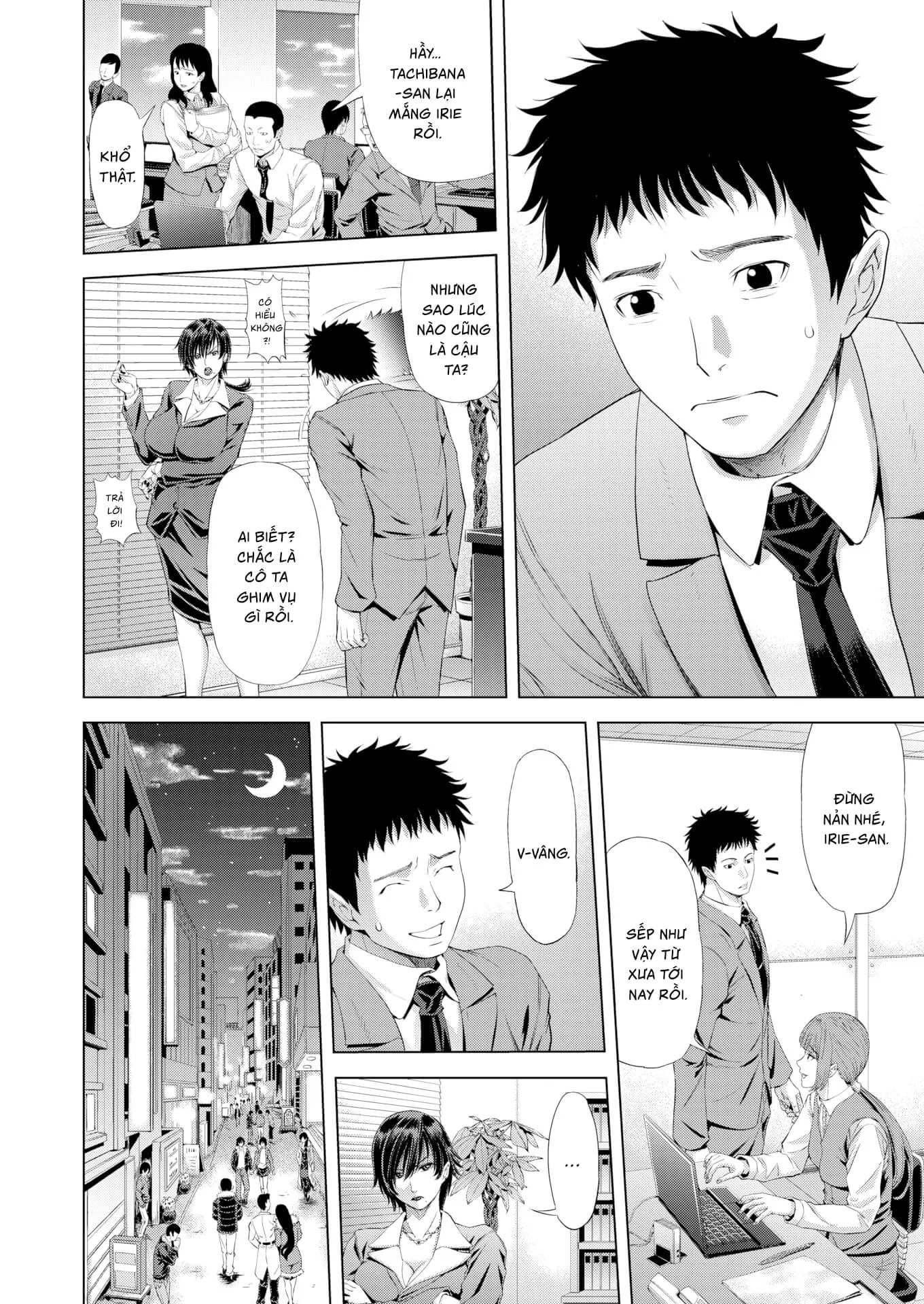 HentaiVN.net - Ảnh 3 - Bị sếp mắng thì làm gì? [Daytime Face, Nighttime Face] - Chap 1