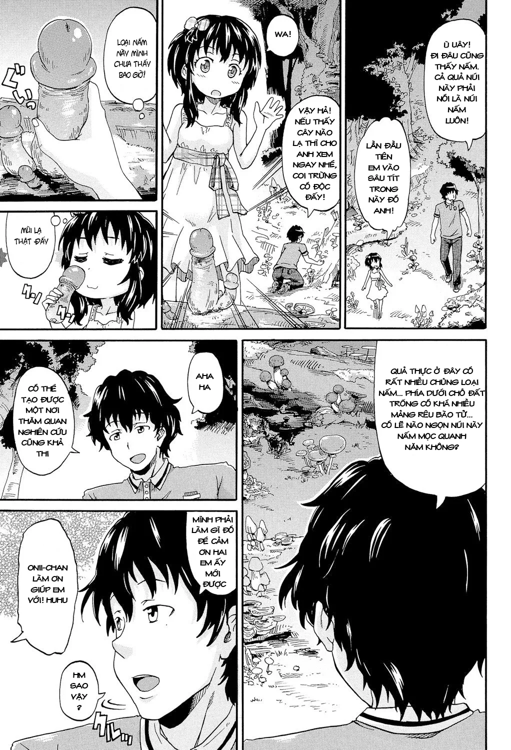 HentaiVN.net - Ảnh 19 - Truyện tranh tuyên truyền ứng tuyển đại học Nông/Lâm nghiệp (Loli nấm!) [Lolikko Muraokoshi] - Chap 1