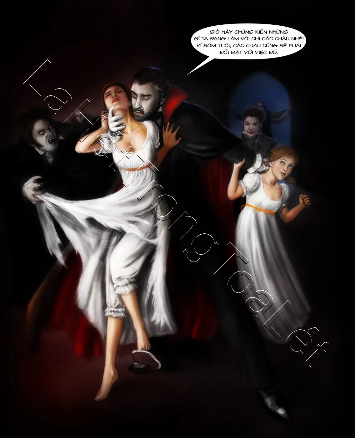 HentaiVN.net - Ảnh 16 - Lời nguyền của dòng họ ma cà rồng [A Family Cursed] - Chap 1