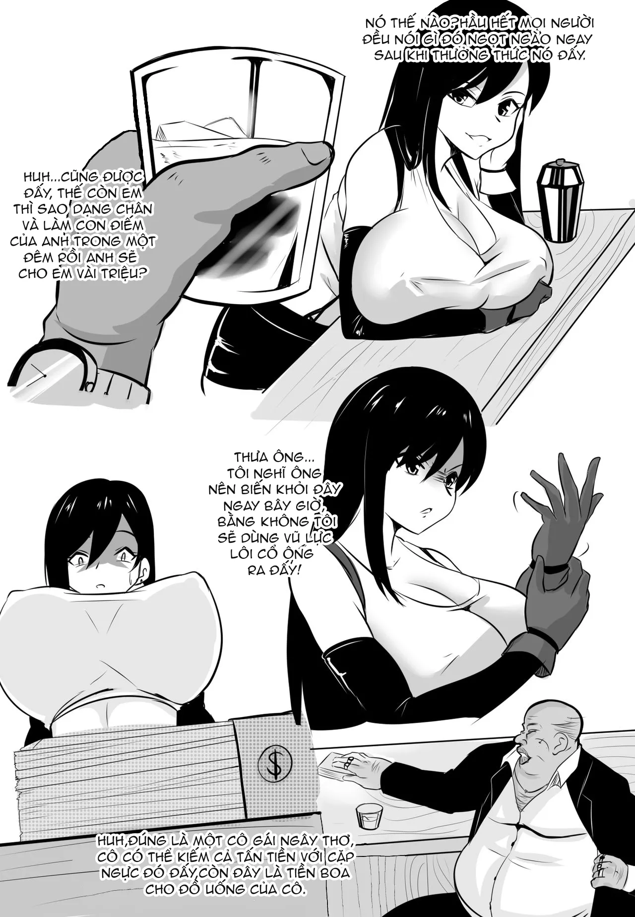 HentaiVN.net - Ảnh 6 - Wenching 2 Tifa Uncensored - Chap 1