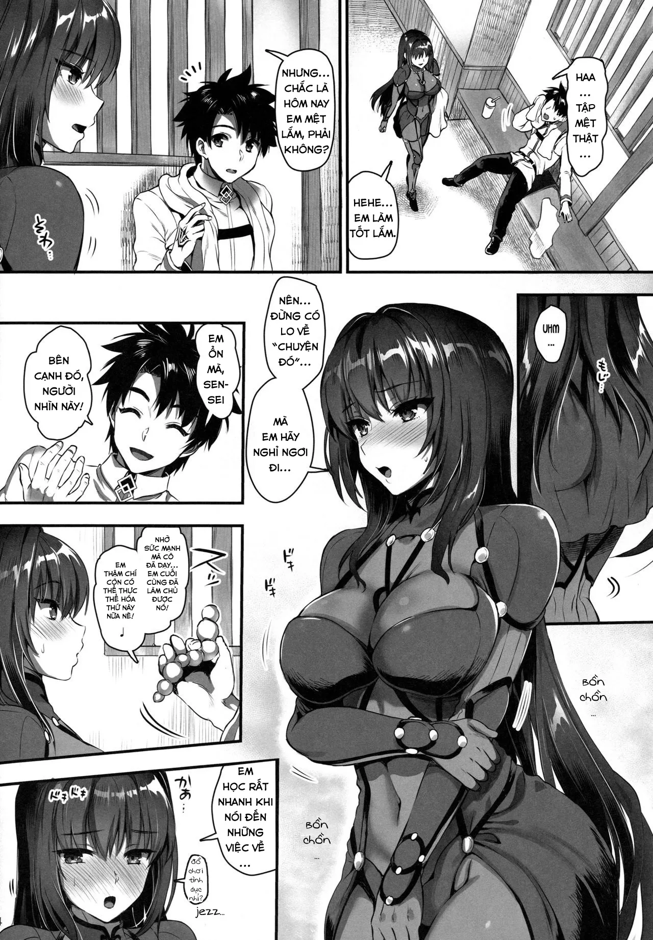 HentaiVN.net - Ảnh 4 - Majutsu Junkou Scathach Anal Seikou (Fate/Grand Order) [Anal Fuck with Scathach, 魔術純肛 スカサハ アナル性交] - Chap 1