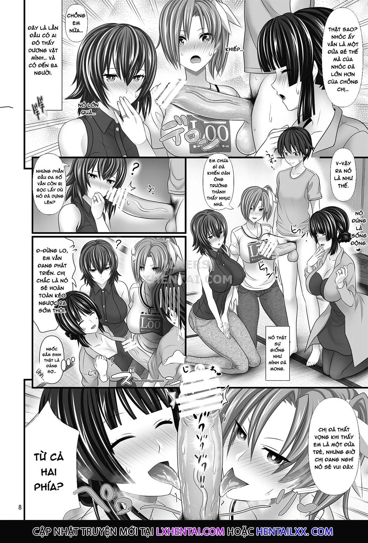 HentaiVN.net - Ảnh 12 - Hitozuma SeFri - Chap 1