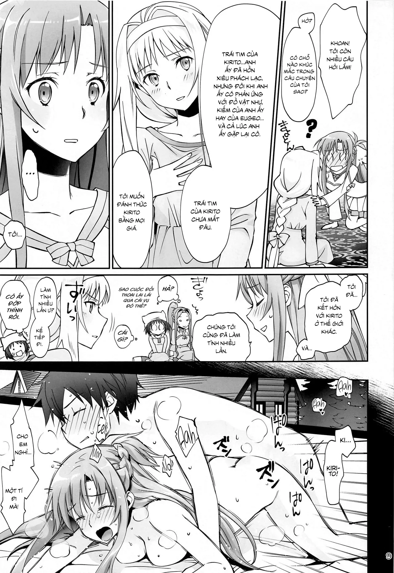 HentaiVN.net - Ảnh 10 - Chàng Hoàng Tử Trong Lều (Sword Art Online Alicization) [Tent no Ouji-sama (Sword Art Online); テントの王子様 (ソードアート・オンライン)] - Chap 1