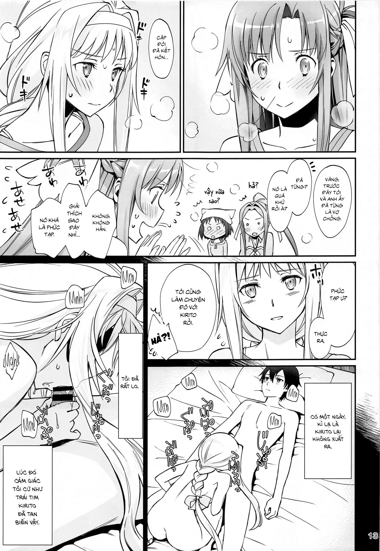 HentaiVN.net - Ảnh 14 - Chàng Hoàng Tử Trong Lều (Sword Art Online Alicization) [Tent no Ouji-sama (Sword Art Online); テントの王子様 (ソードアート・オンライン)] - Chap 1