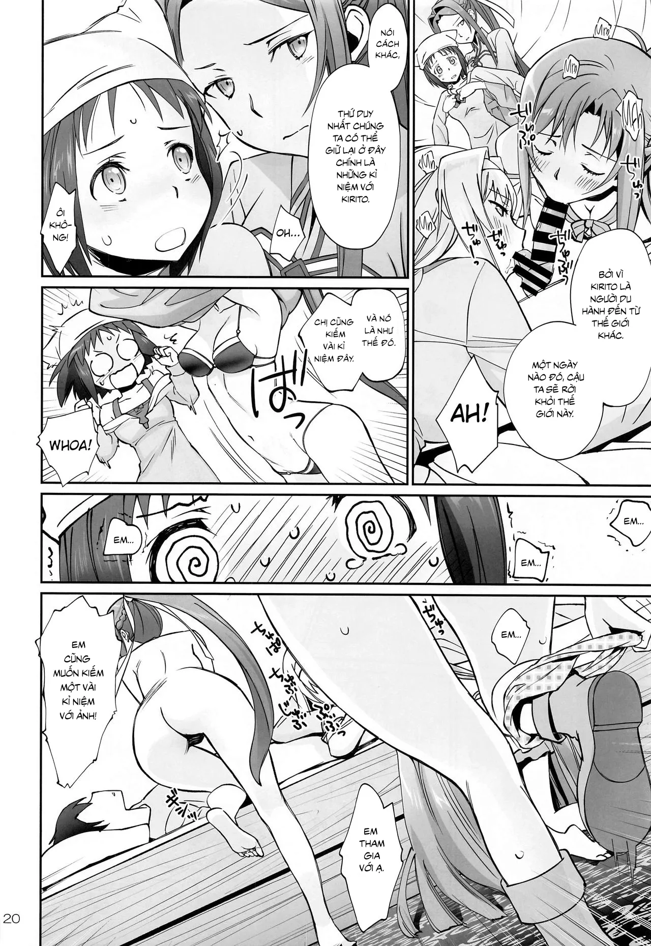 HentaiVN.net - Ảnh 21 - Chàng Hoàng Tử Trong Lều (Sword Art Online Alicization) [Tent no Ouji-sama (Sword Art Online); テントの王子様 (ソードアート・オンライン)] - Chap 1