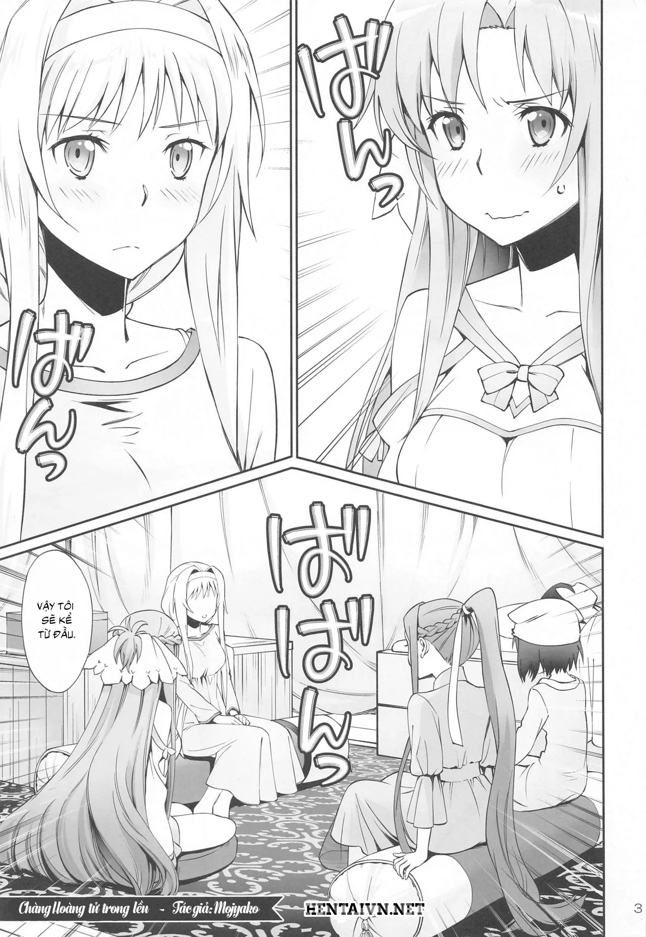 HentaiVN.net - Ảnh 4 - Chàng Hoàng Tử Trong Lều (Sword Art Online Alicization) [Tent no Ouji-sama (Sword Art Online); テントの王子様 (ソードアート・オンライン)] - Chap 1