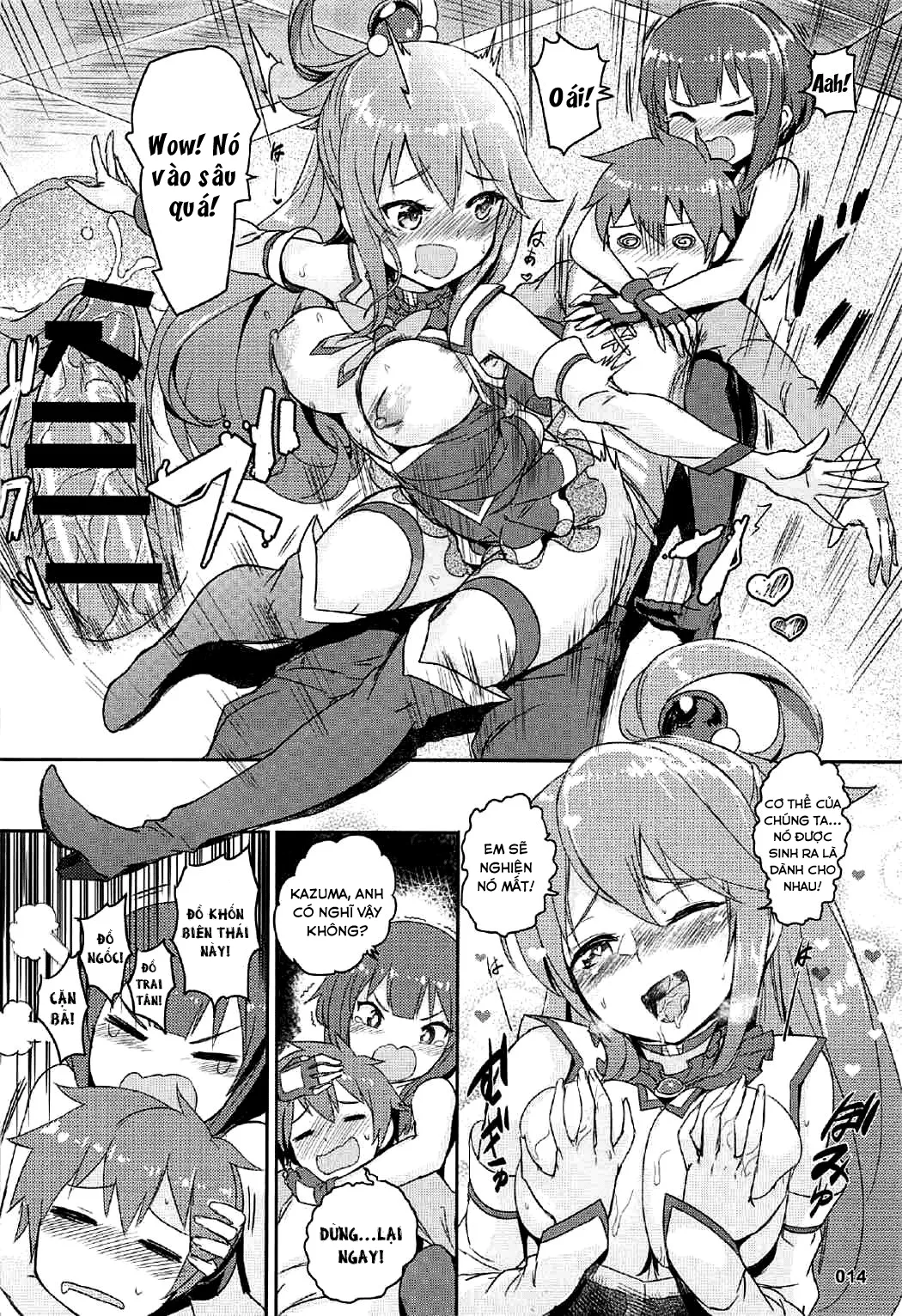 HentaiVN.net - Ảnh 15 - Aqua, Megumin và chiếc vòng ước nguyện (Kono Subarashii Sekai ni Syukufuku o!) [Kono Azen na Kazuma ni Shojo o! (Kono Subarashii Sekai ni Syukufuku o!)] - Chap 1