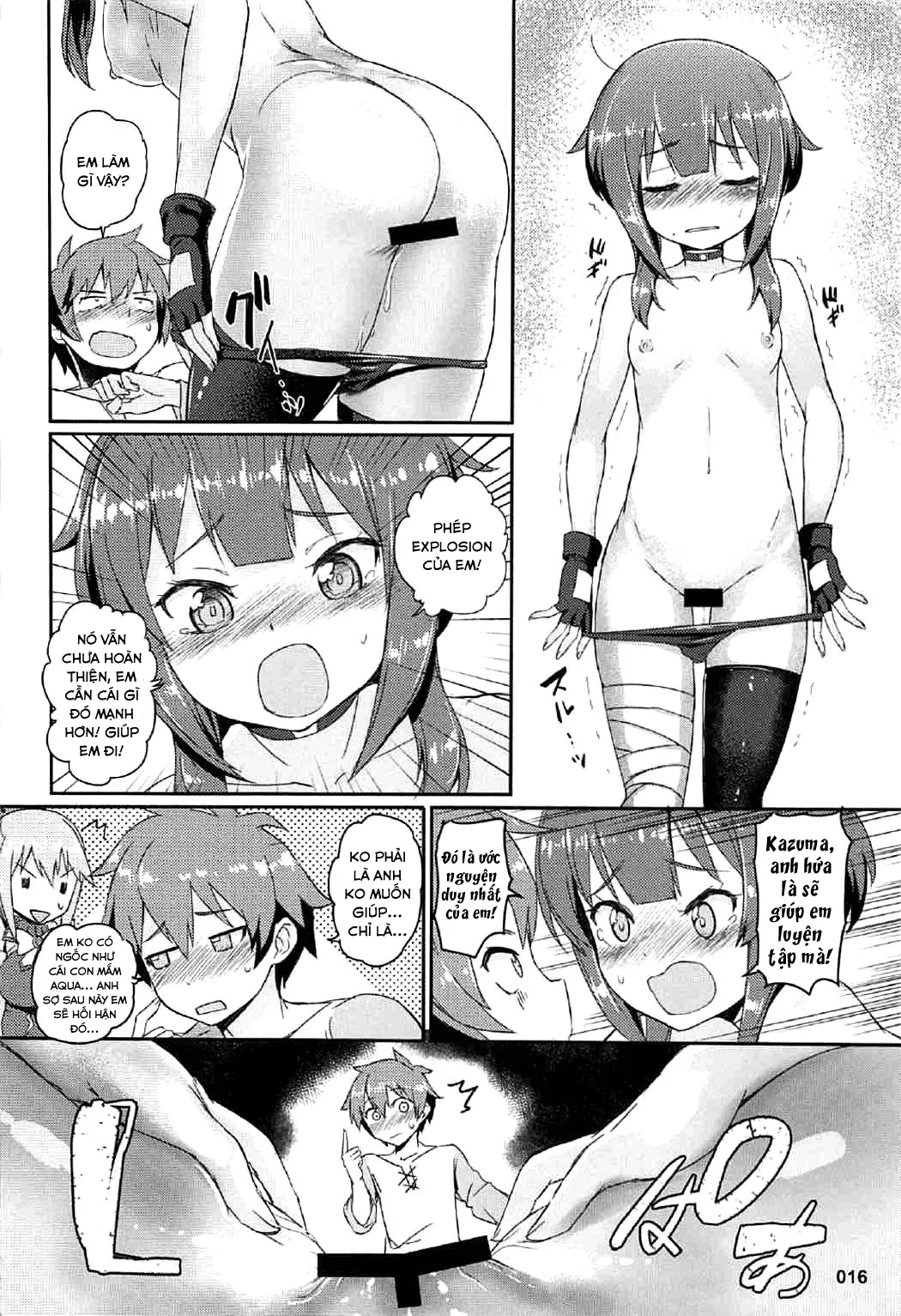 HentaiVN.net - Ảnh 17 - Aqua, Megumin và chiếc vòng ước nguyện (Kono Subarashii Sekai ni Syukufuku o!) [Kono Azen na Kazuma ni Shojo o! (Kono Subarashii Sekai ni Syukufuku o!)] - Chap 1