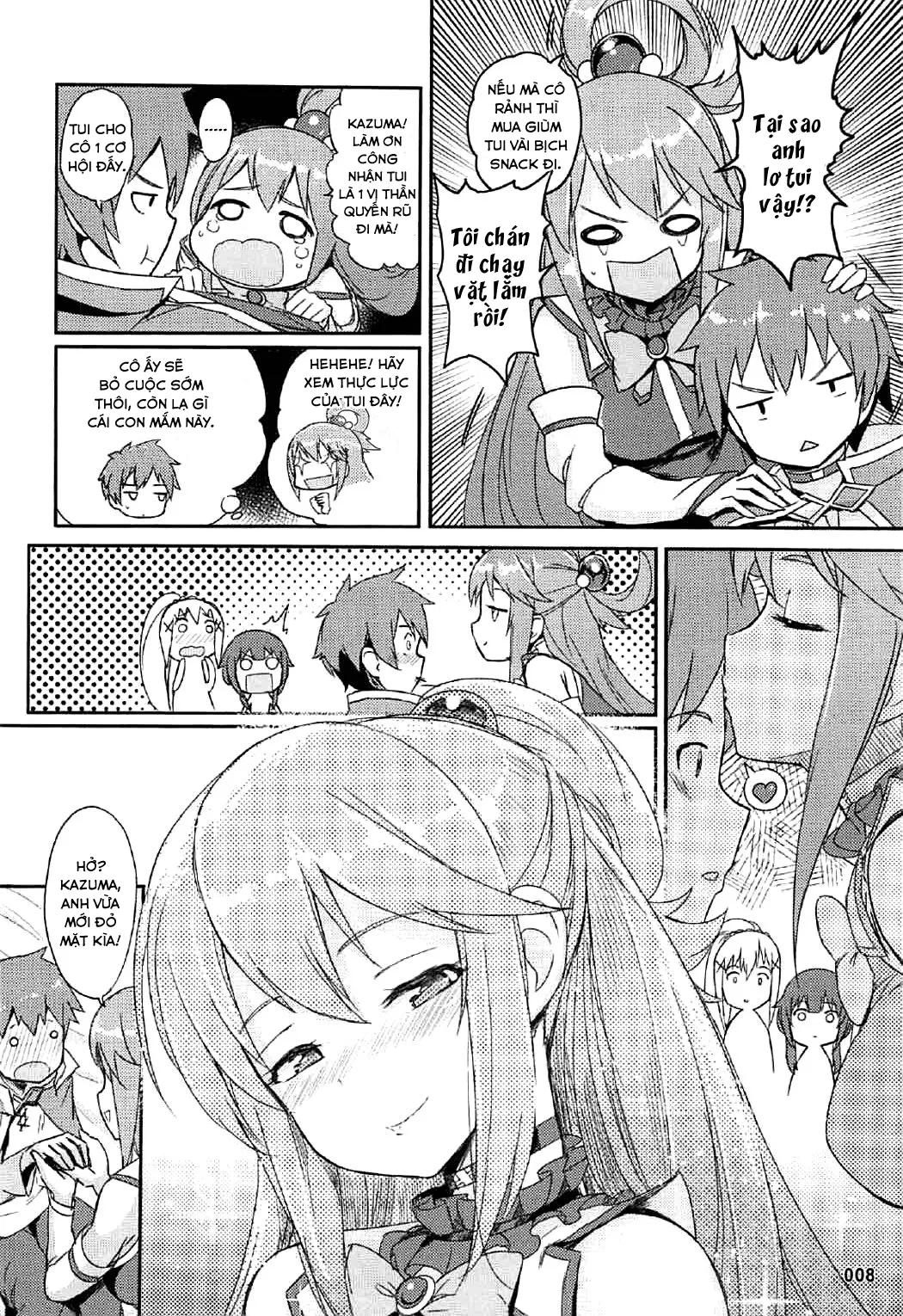 HentaiVN.net - Ảnh 9 - Aqua, Megumin và chiếc vòng ước nguyện (Kono Subarashii Sekai ni Syukufuku o!) [Kono Azen na Kazuma ni Shojo o! (Kono Subarashii Sekai ni Syukufuku o!)] - Chap 1