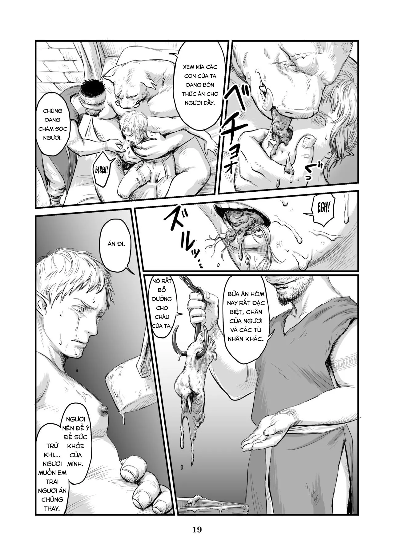 HentaiVN.net - Ảnh 15 - Vị Tân Nương của Orc [Chikuhyou no Hanayome] - Chap 1
