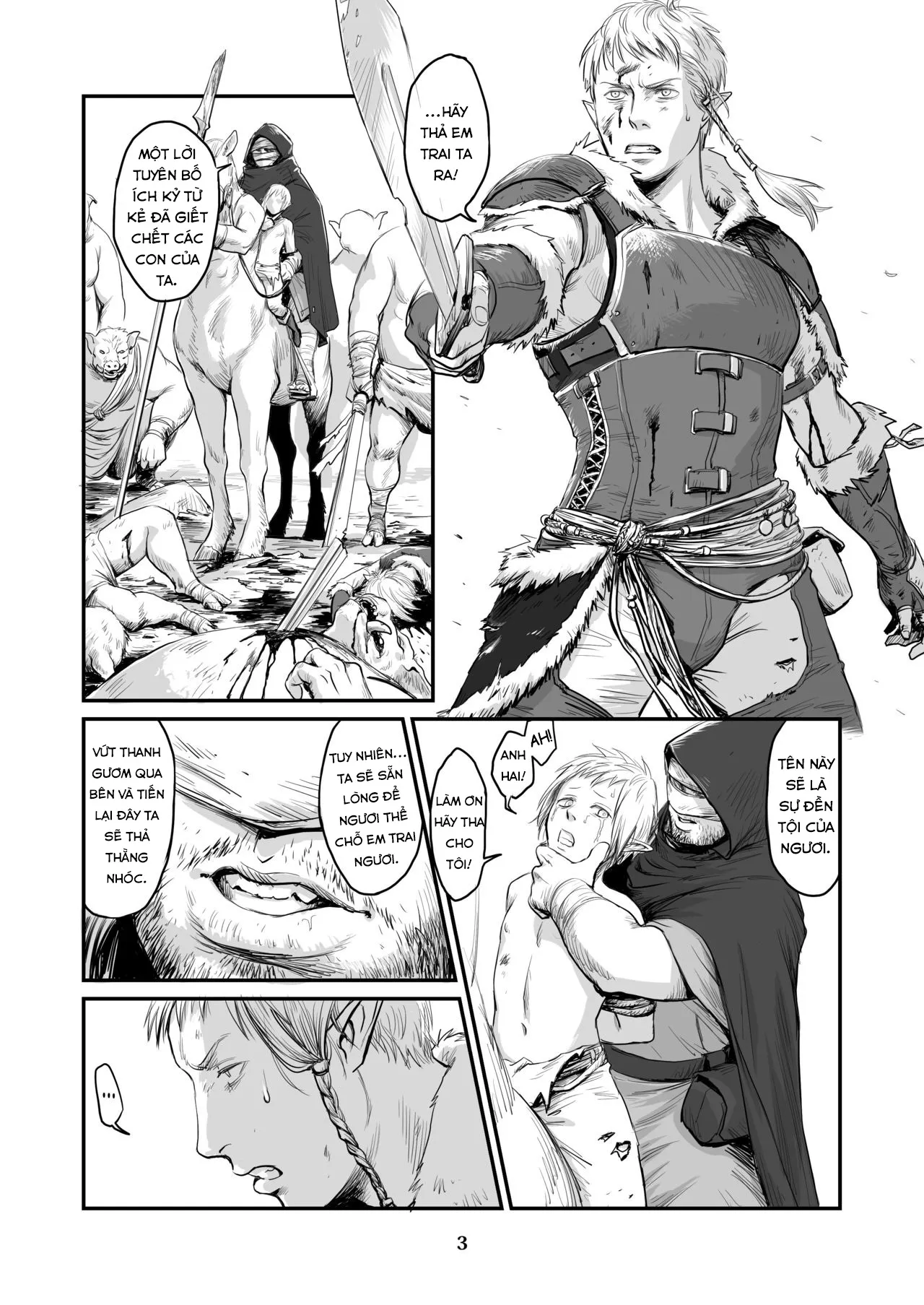 HentaiVN.net - Ảnh 3 - Vị Tân Nương của Orc [Chikuhyou no Hanayome] - Chap 1