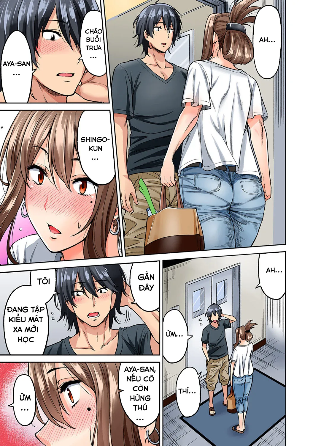 HentaiVN.net - Ảnh 11 - Buổi Tập Massage [Hatsujou Munmun Massage!] - Chap 2