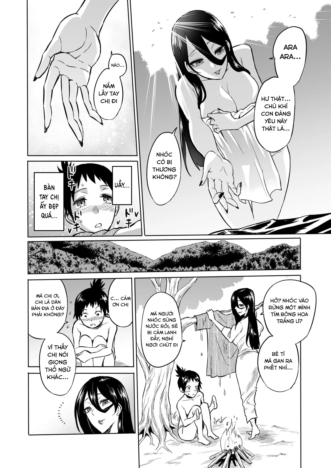 HentaiVN.net - Ảnh 8 - Warabe Kui ~Mori no Oku de Bijo Youkai ni Yuuwaku sarete~ - Chap 1