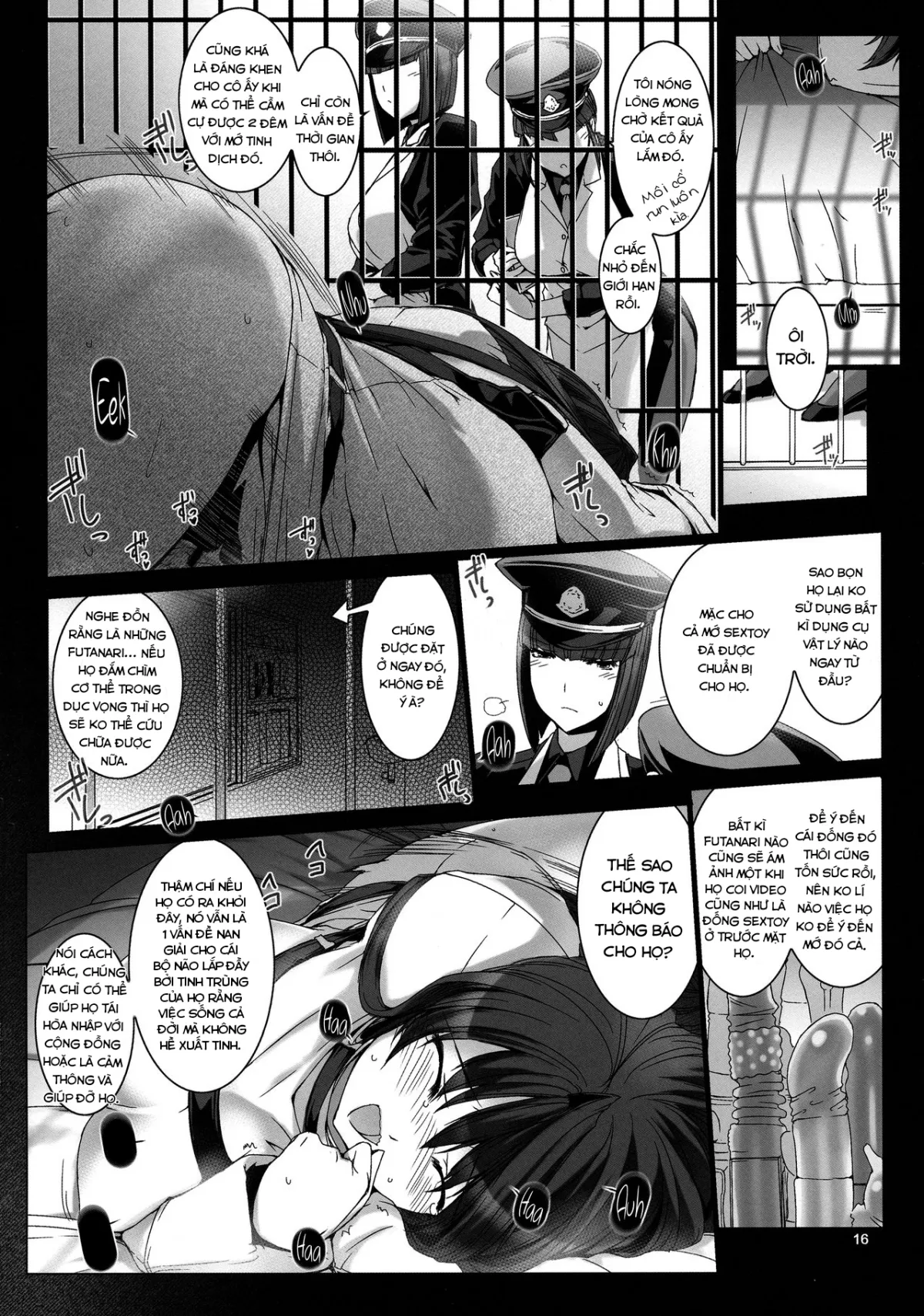 HentaiVN.net - Ảnh 17 - Ngục Tù Tra Tấn [Seishi Kangoku Futanari Kyousei Jii Choukyou] - Chap 1