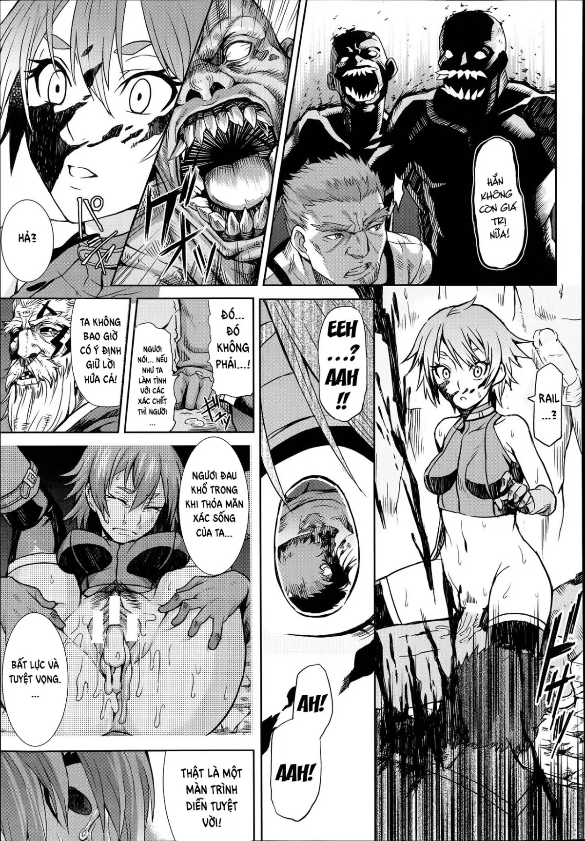 HentaiVN.net - Ảnh 10 - Shikabane Otoshi [Corpse Break] - Chap 1