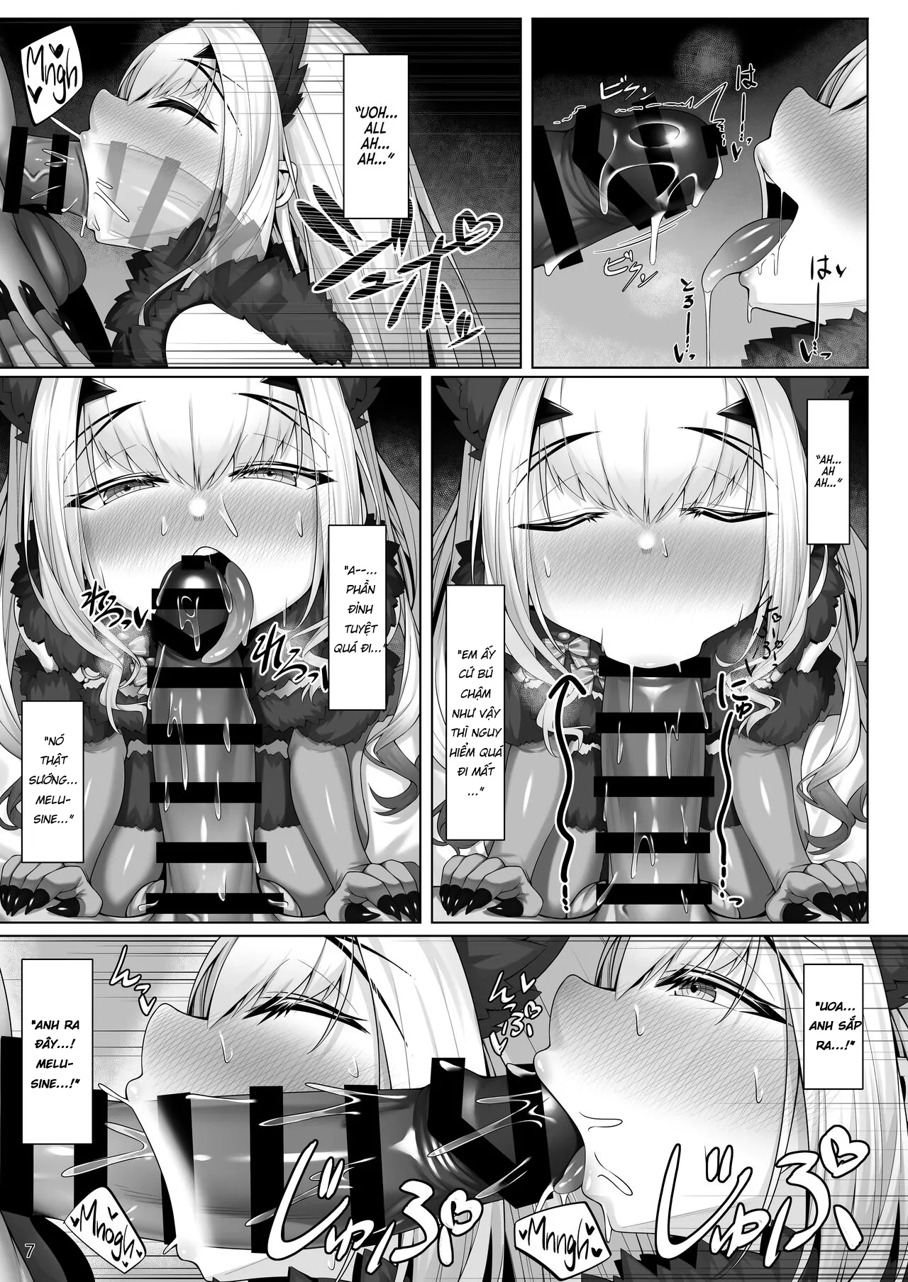 HentaiVN.net - Ảnh 3 - Làm tình đủ kiểu với Melusine [Having Various Types Of Sex With Melusine;Melusine to Iroiro Ecchi Hon;メリュジーヌといろいろえっち本] - Chap 1