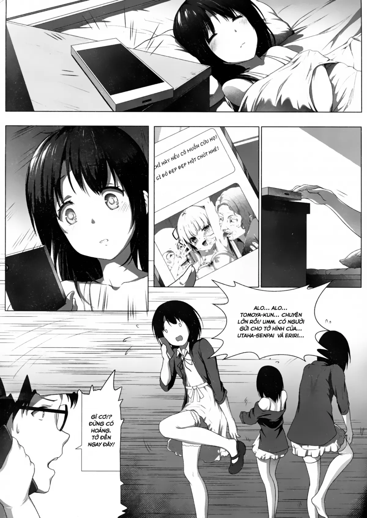 HentaiVN.net - Ảnh 4 - Megumin no Kyousei Shotaiken (Saenai Heroine no Sodatekata) - Chap 1