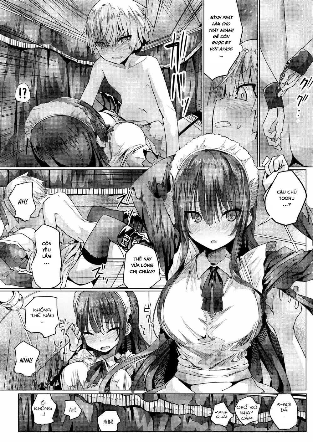 HentaiVN.net - Ảnh 12 - Cô Hầu Gái Ác Ôn [Maid's Work] - Chap 1