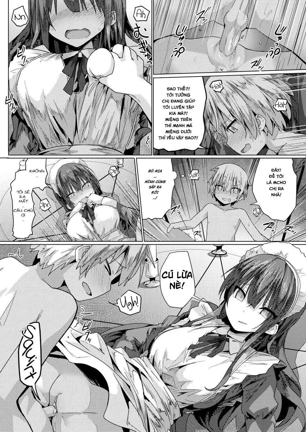 HentaiVN.net - Ảnh 13 - Cô Hầu Gái Ác Ôn [Maid's Work] - Chap 1