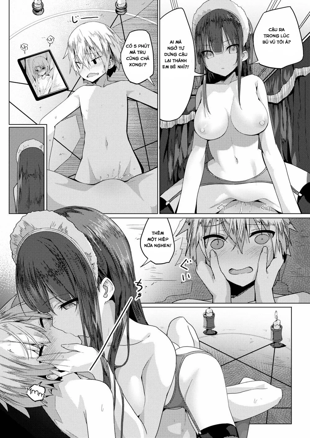 HentaiVN.net - Ảnh 17 - Cô Hầu Gái Ác Ôn [Maid's Work] - Chap 1