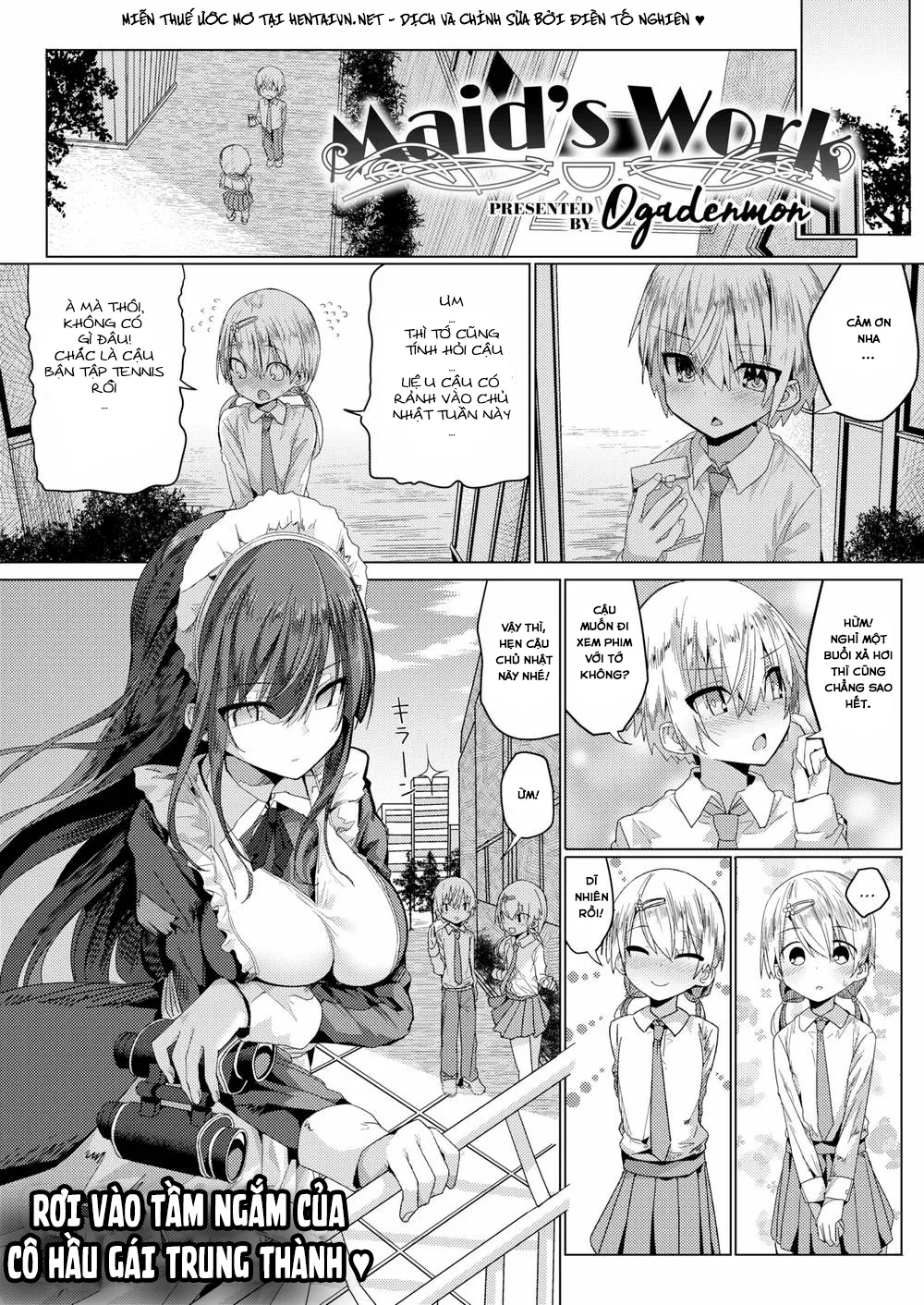 HentaiVN.net - Ảnh 4 - Cô Hầu Gái Ác Ôn [Maid's Work] - Chap 1