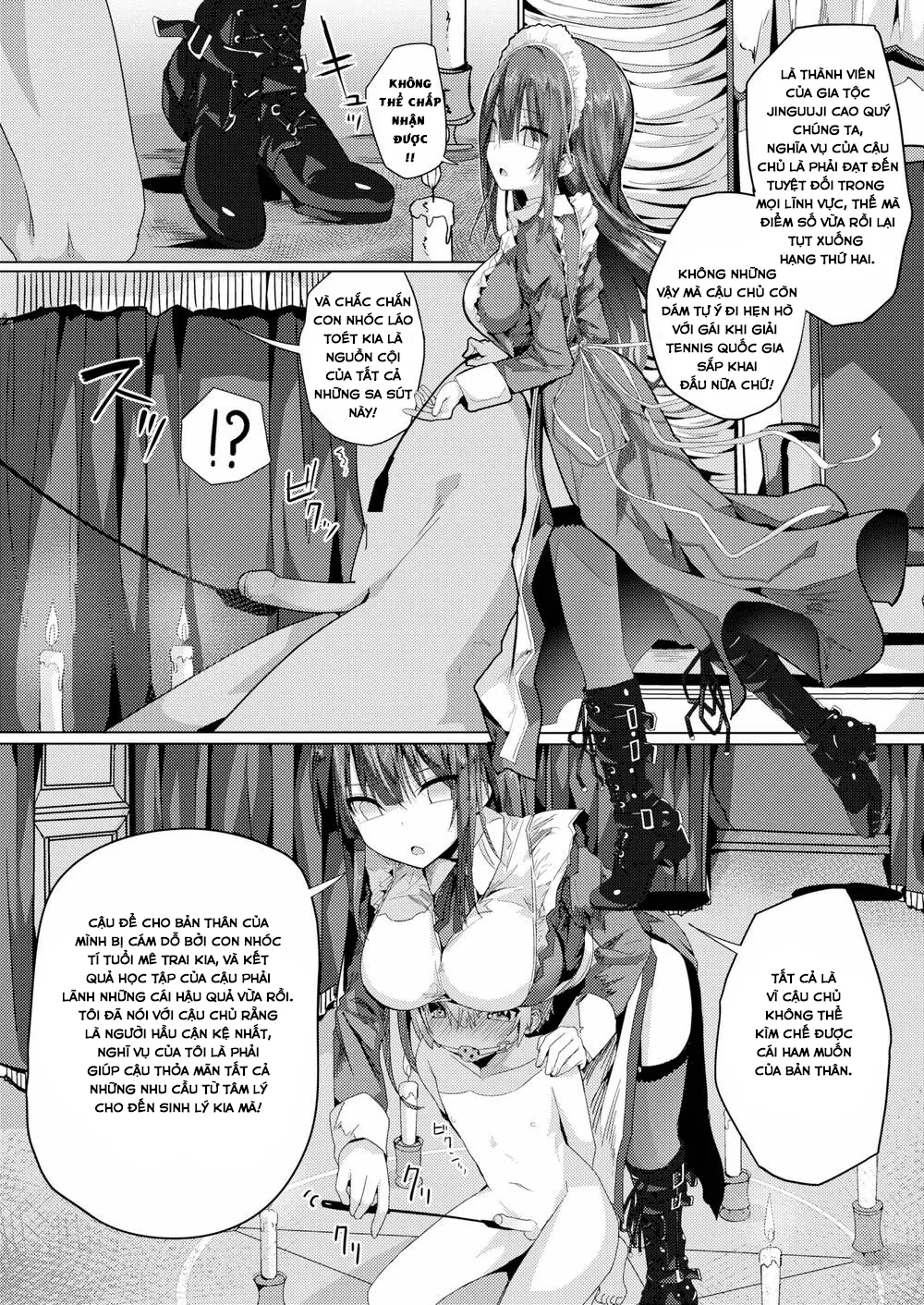 HentaiVN.net - Ảnh 6 - Cô Hầu Gái Ác Ôn [Maid's Work] - Chap 1