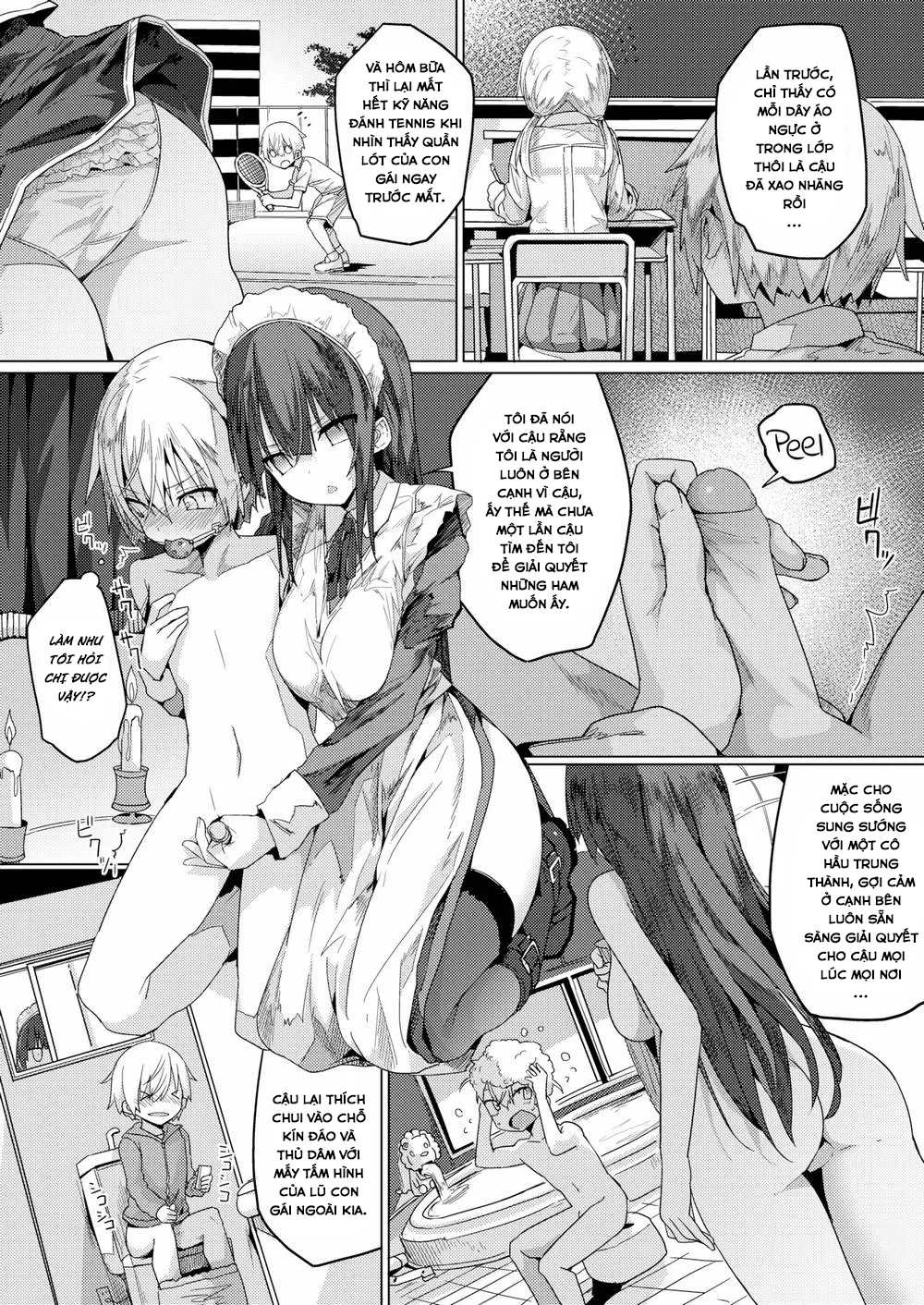 HentaiVN.net - Ảnh 7 - Cô Hầu Gái Ác Ôn [Maid's Work] - Chap 1