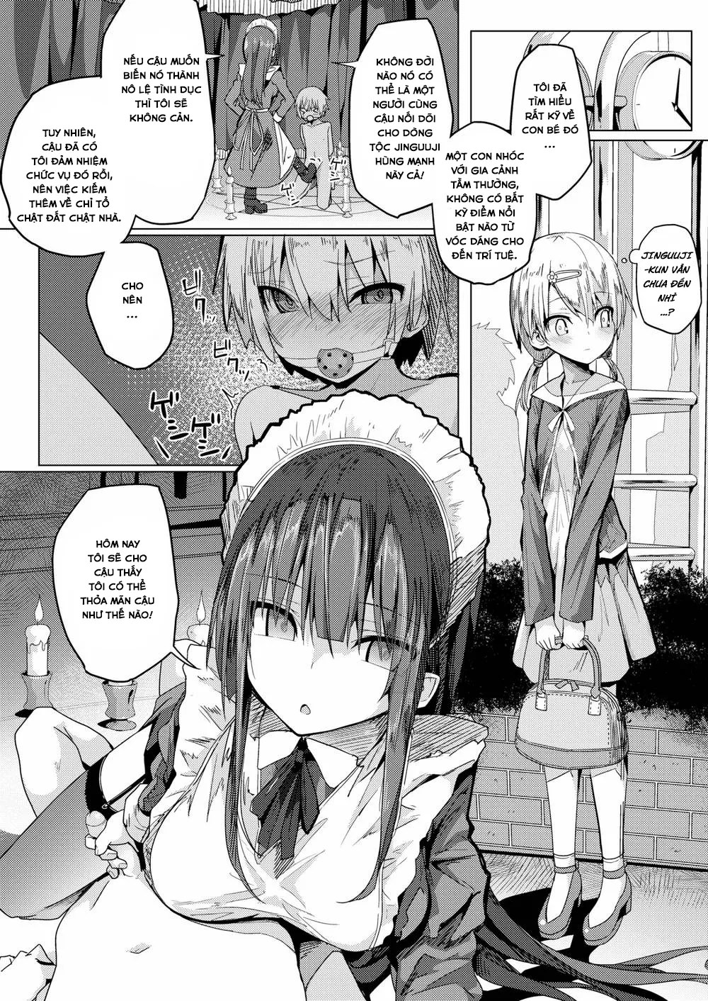 HentaiVN.net - Ảnh 8 - Cô Hầu Gái Ác Ôn [Maid's Work] - Chap 1