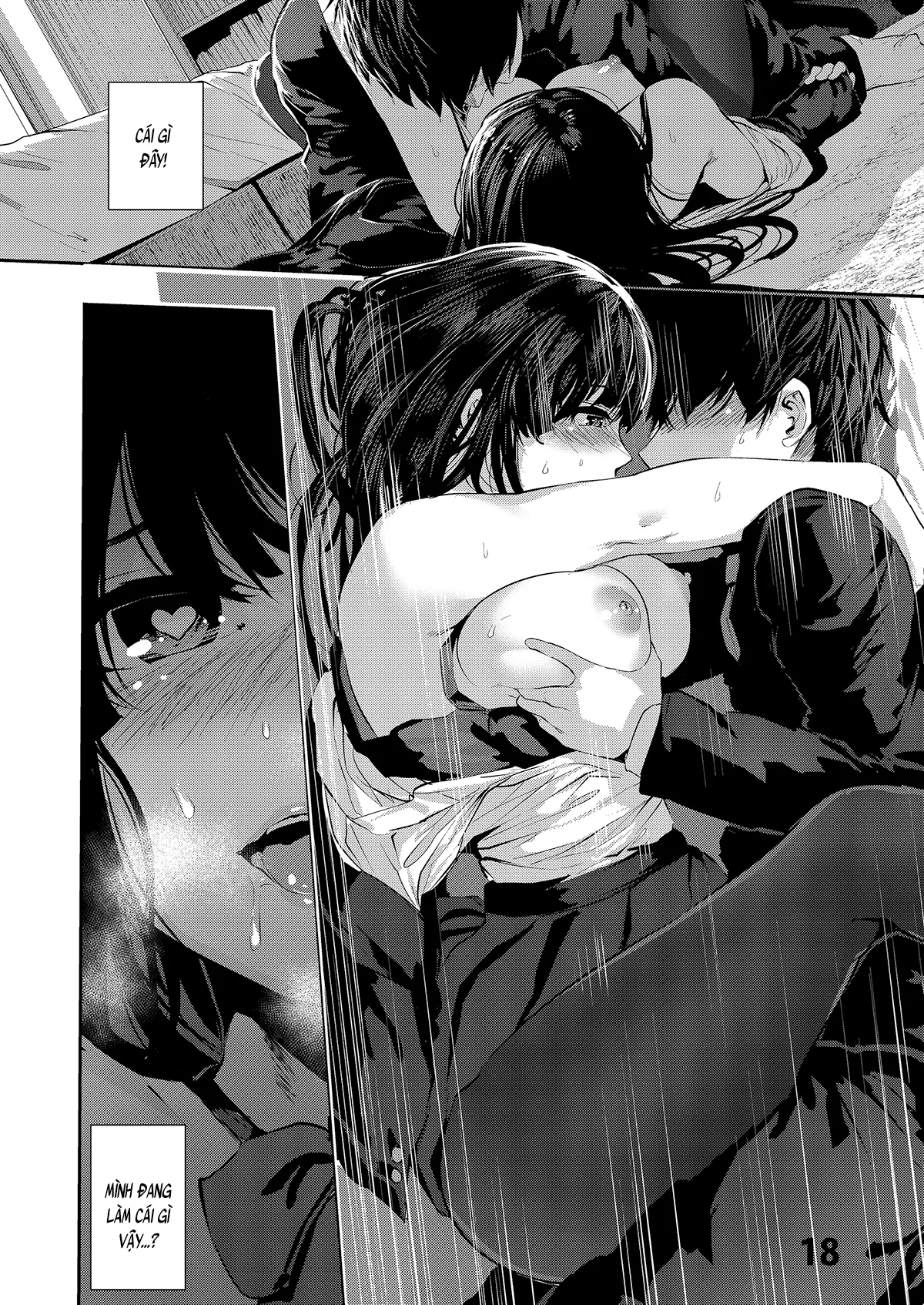 HentaiVN.net - Ảnh 18 - Bạn nối khố phiền não (nguyên tác) [Osananajimi Ecchi (original); おさななじみえっち (オリジナル)] - Chap 1