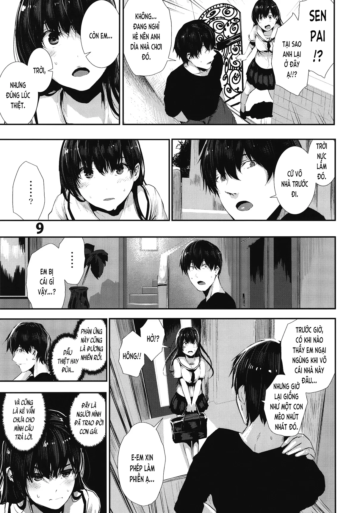 HentaiVN.net - Ảnh 9 - Bạn nối khố phiền não (nguyên tác) [Osananajimi Ecchi (original); おさななじみえっち (オリジナル)] - Chap 2