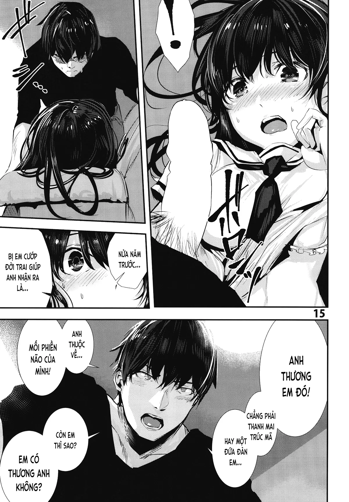 HentaiVN.net - Ảnh 15 - Bạn nối khố phiền não (nguyên tác) [Osananajimi Ecchi (original); おさななじみえっち (オリジナル)] - Chap 2