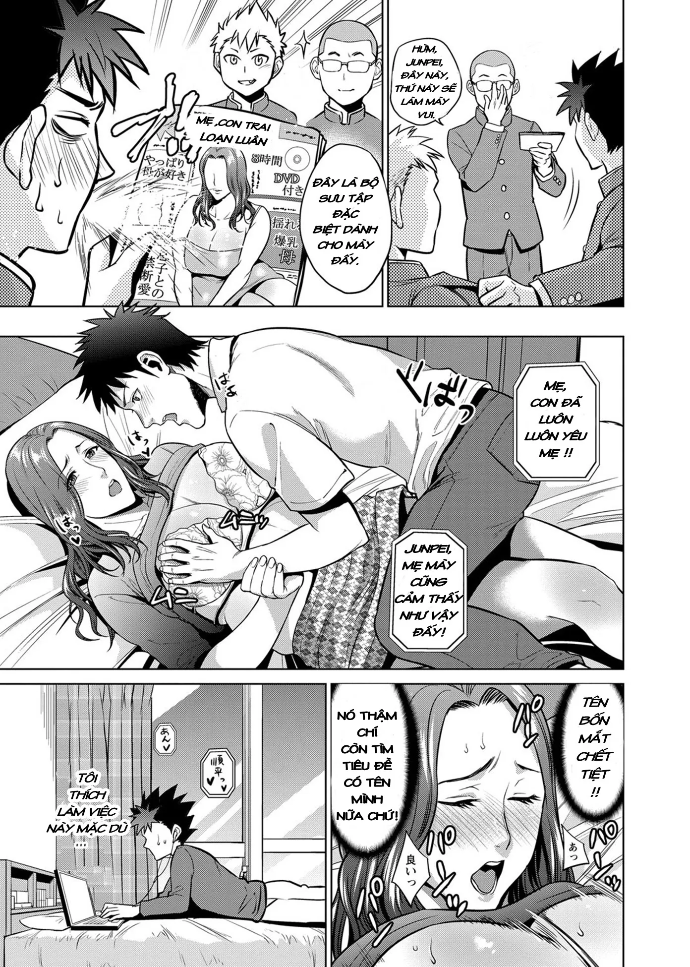 HentaiVN.net - Ảnh 7 - Haha de Musei Shita Hi - Chap 1