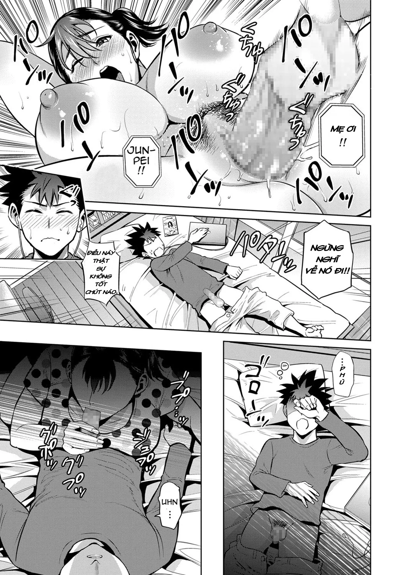 HentaiVN.net - Ảnh 9 - Haha de Musei Shita Hi - Chap 1