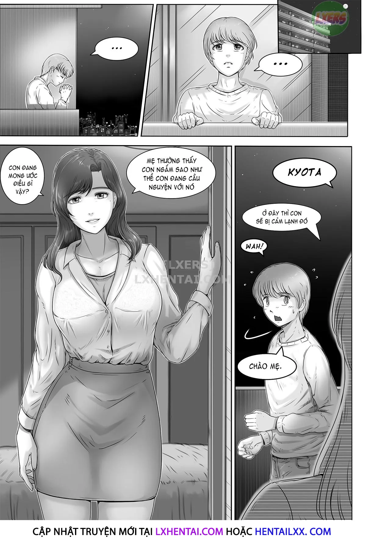 HentaiVN.net - Ảnh 3 - A World For Just The Two Of Us [Okaa-San Shika Inai Hoshi] - Chap 1