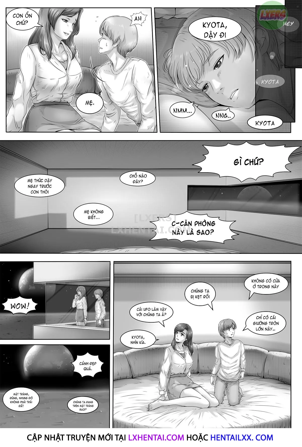 HentaiVN.net - Ảnh 5 - A World For Just The Two Of Us [Okaa-San Shika Inai Hoshi] - Chap 1
