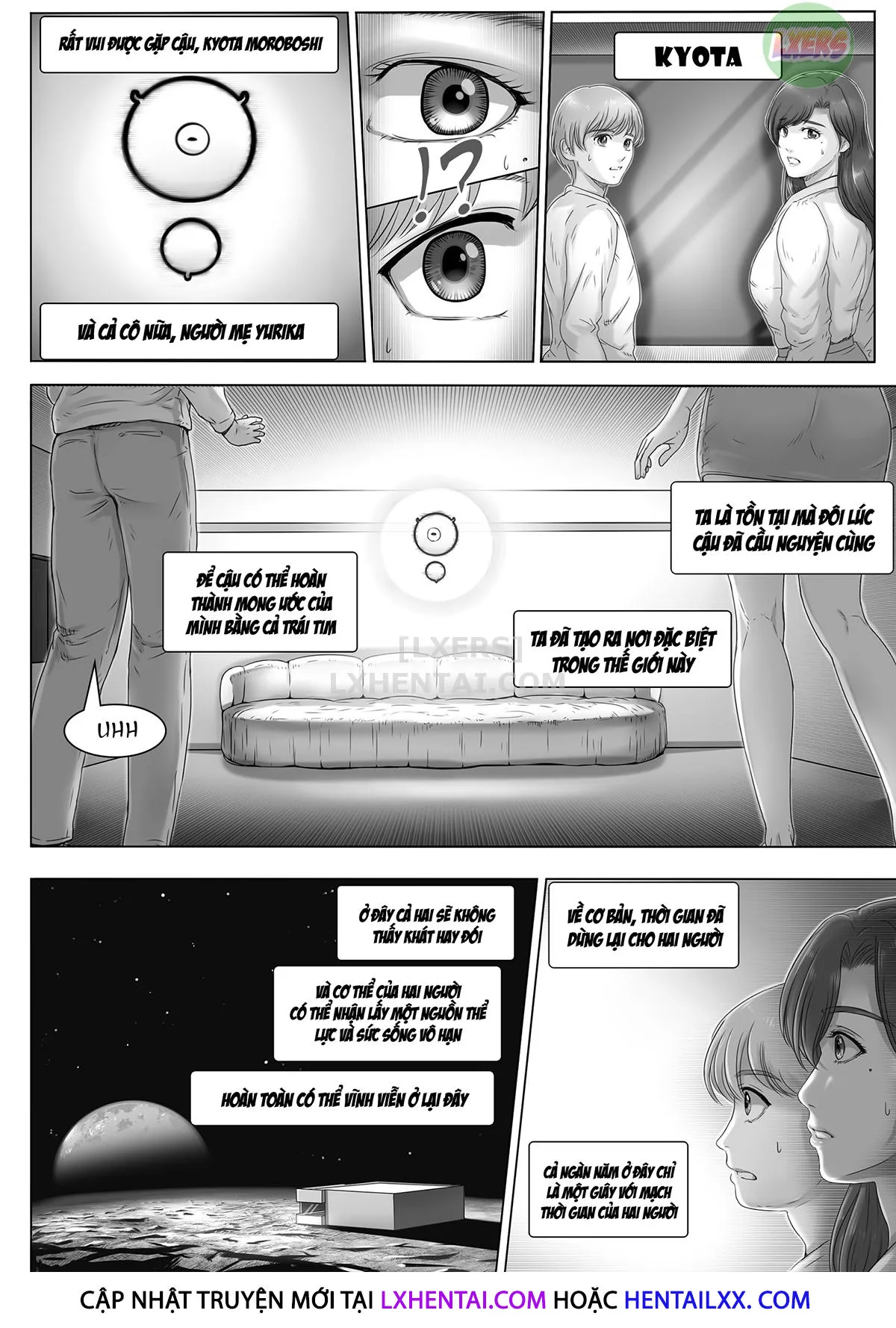 HentaiVN.net - Ảnh 6 - A World For Just The Two Of Us [Okaa-San Shika Inai Hoshi] - Chap 1