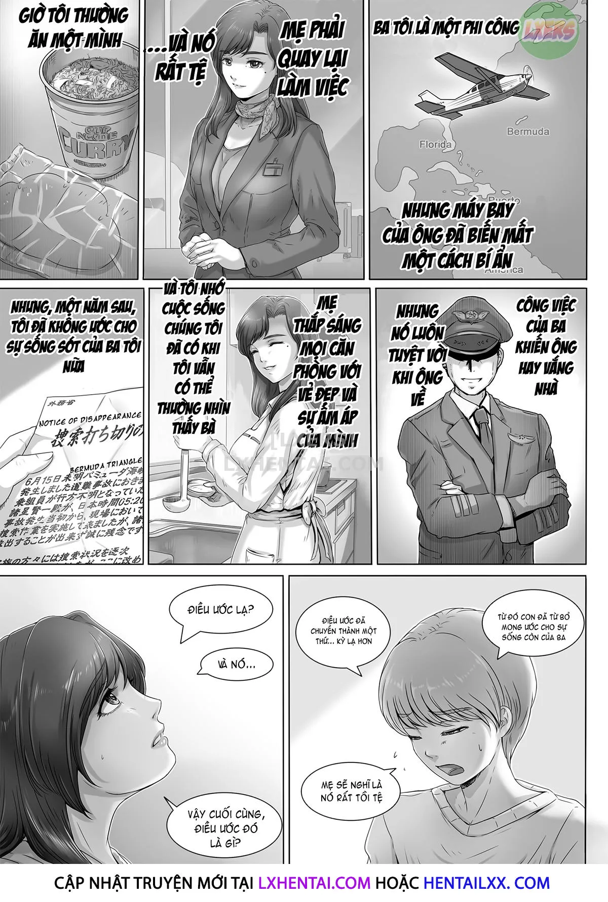 HentaiVN.net - Ảnh 9 - A World For Just The Two Of Us [Okaa-San Shika Inai Hoshi] - Chap 1